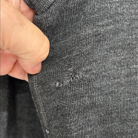 Icebreaker Merino Wool Cowl Neck Coziest Sweater in Charcoal Gray - Small - Picture 7 of 9